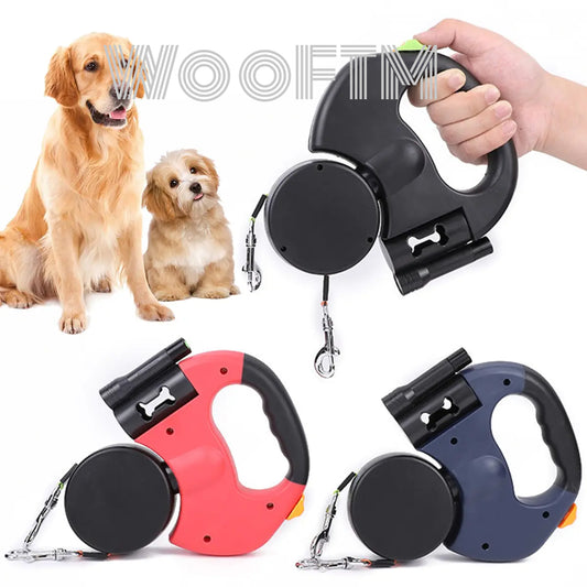 Automatic Dual Retractable Pet Leash